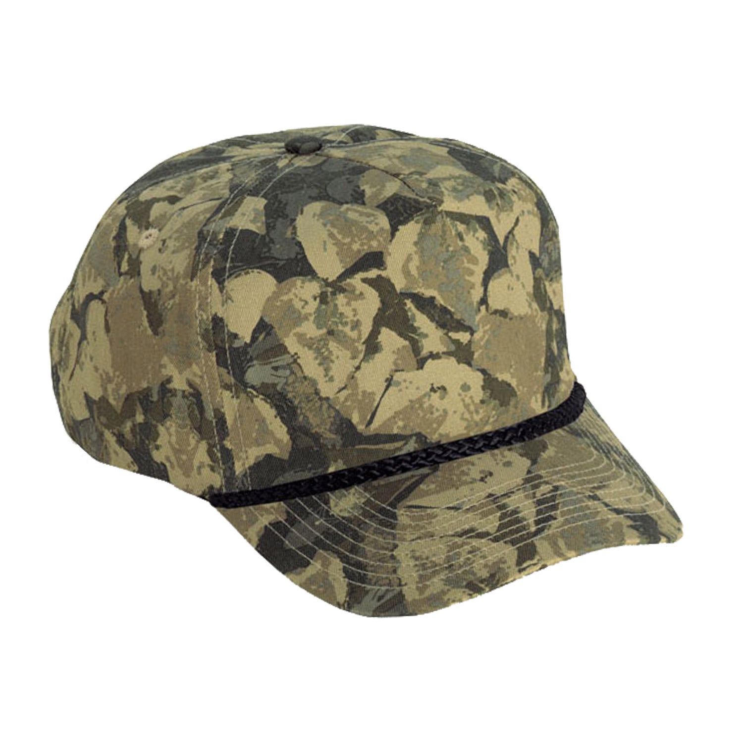 Cobra Cap Tsg-c 5 Panel Camo Golf with Braid - Bs