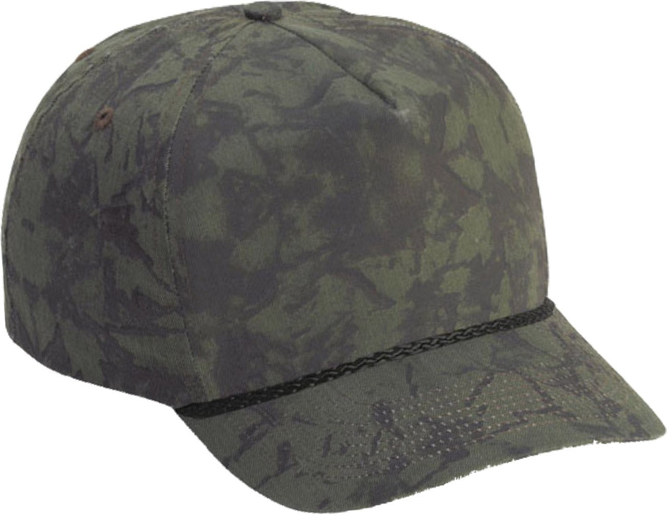 Cobra Cap Tsg-c 5 Panel Camo Golf with Braid - Dl