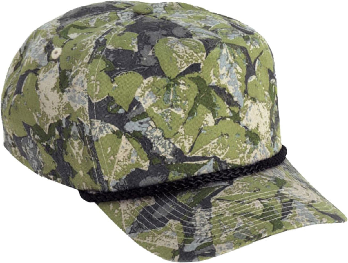 Cobra Cap Tsg-c 5 Panel Camo Golf with Braid - Gs