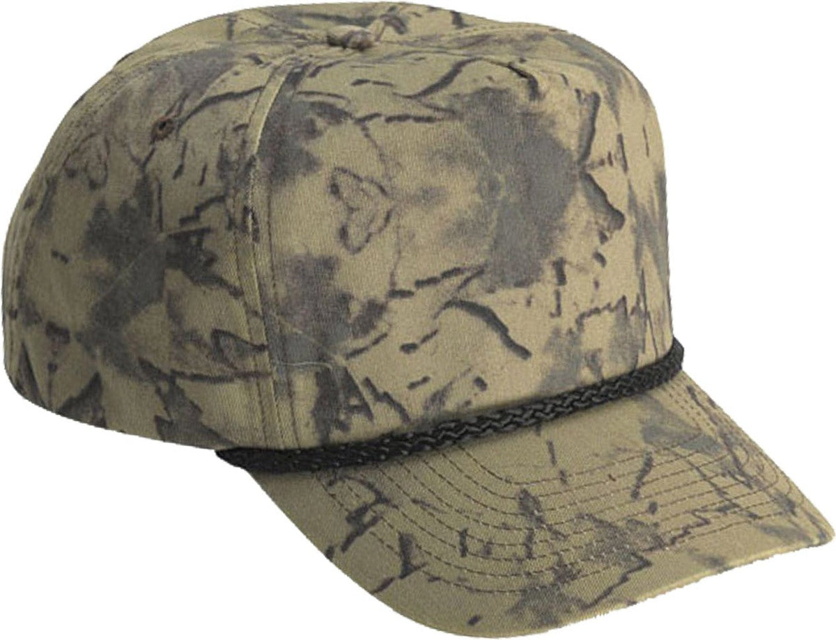 Cobra Cap Tsg-c 5 Panel Camo Golf with Braid - Lc