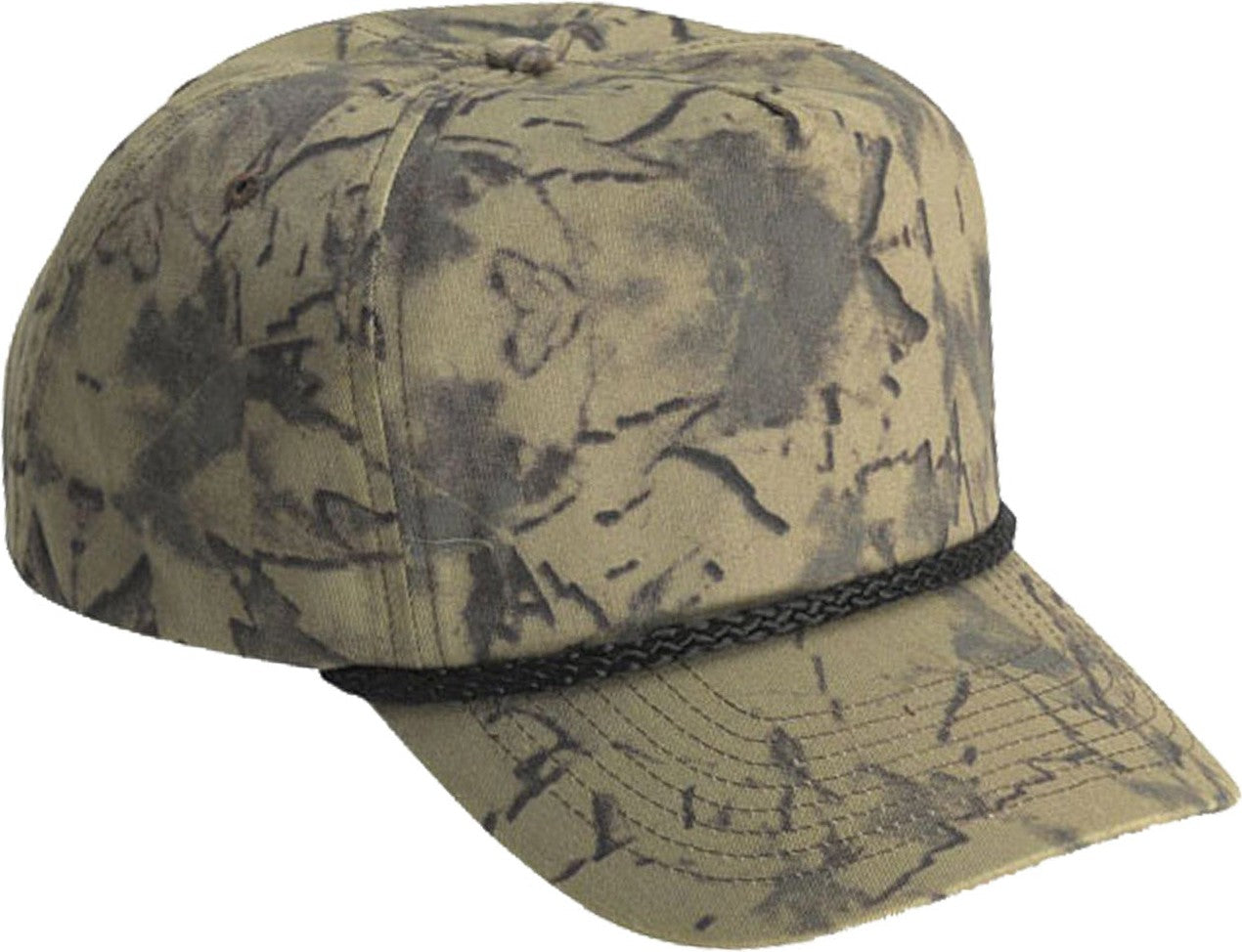 Cobra Cap Tsg-c 5 Panel Camo Golf with Braid - Lc
