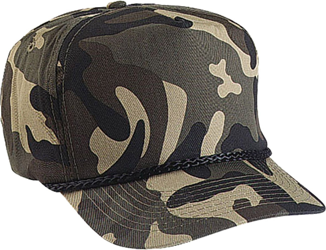Cobra Cap Tsg-c 5 Panel Camo Golf with Braid - Mb