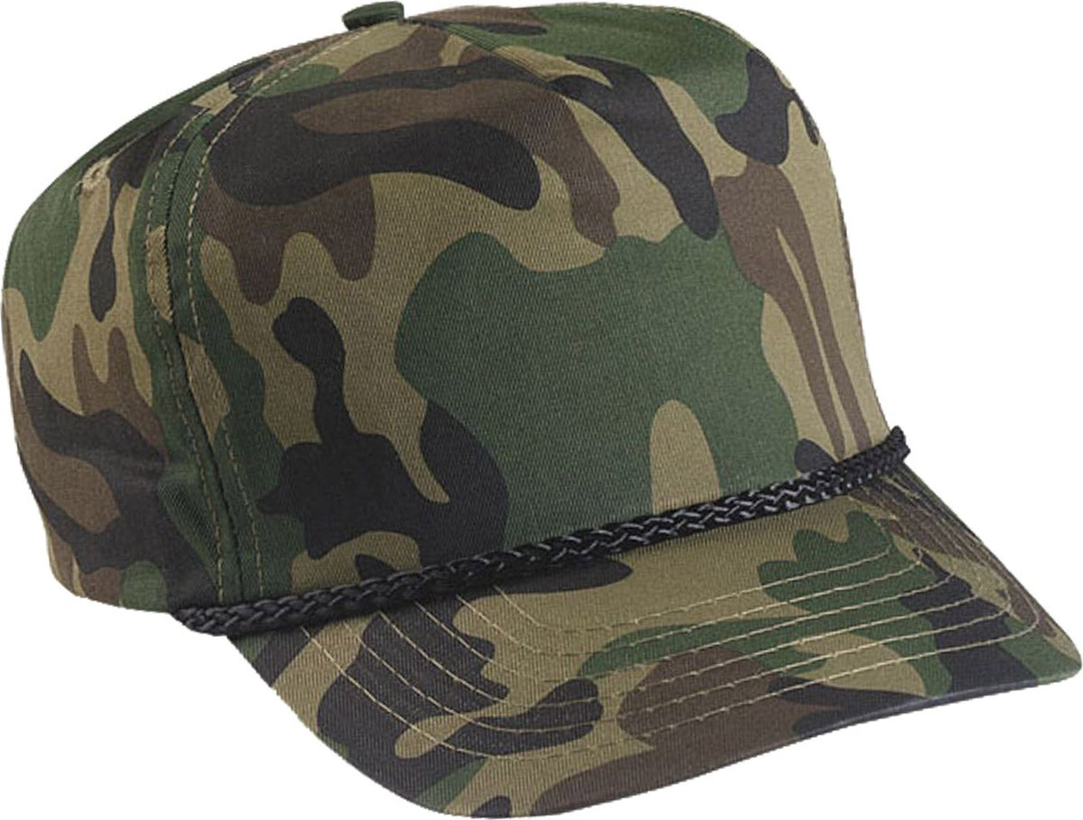 Cobra Cap Tsg-c 5 Panel Camo Golf with Braid - Mg