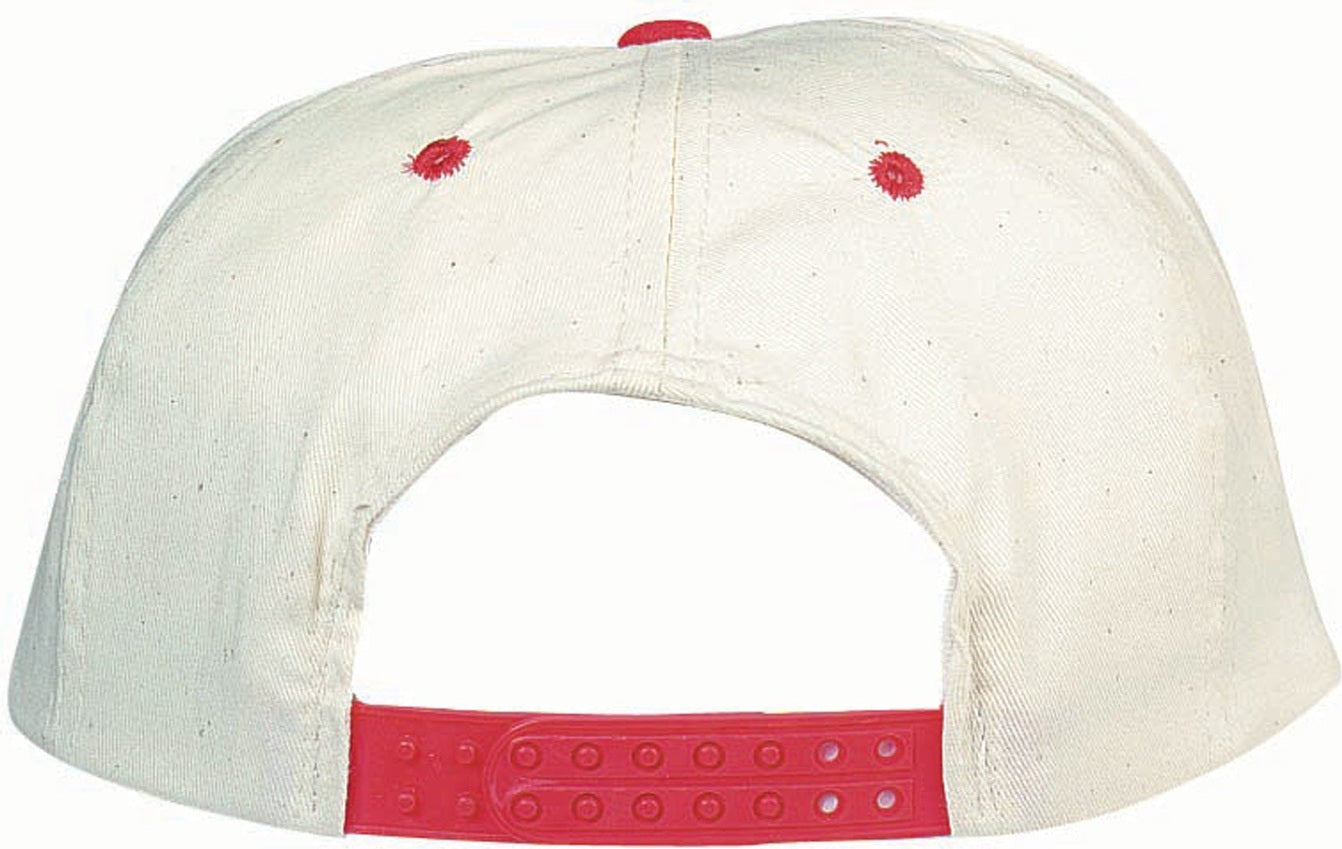 Cobra Cap Tsg-n 5 Panel Nat. Crown/color Visor - Natural Dark Green