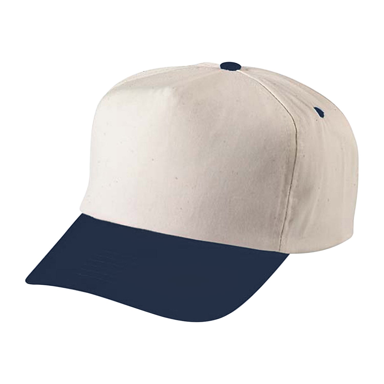 Cobra Cap Tsg-n 5 Panel Nat. Crown/color Visor - Natural Navy