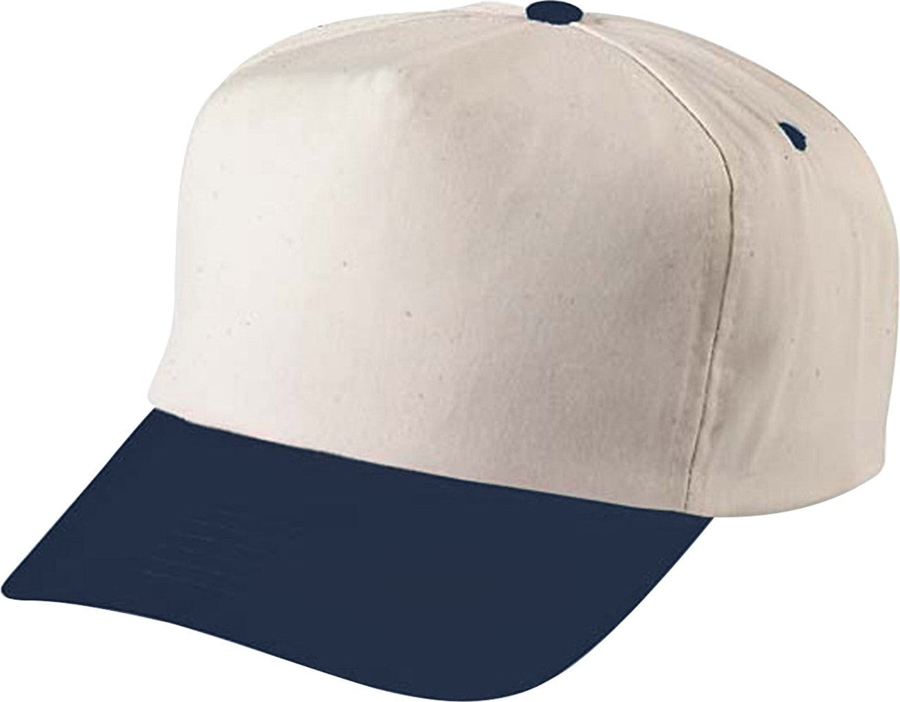 Cobra Cap Tsg-n 5 Panel Nat. Crown/color Visor - Natural Navy