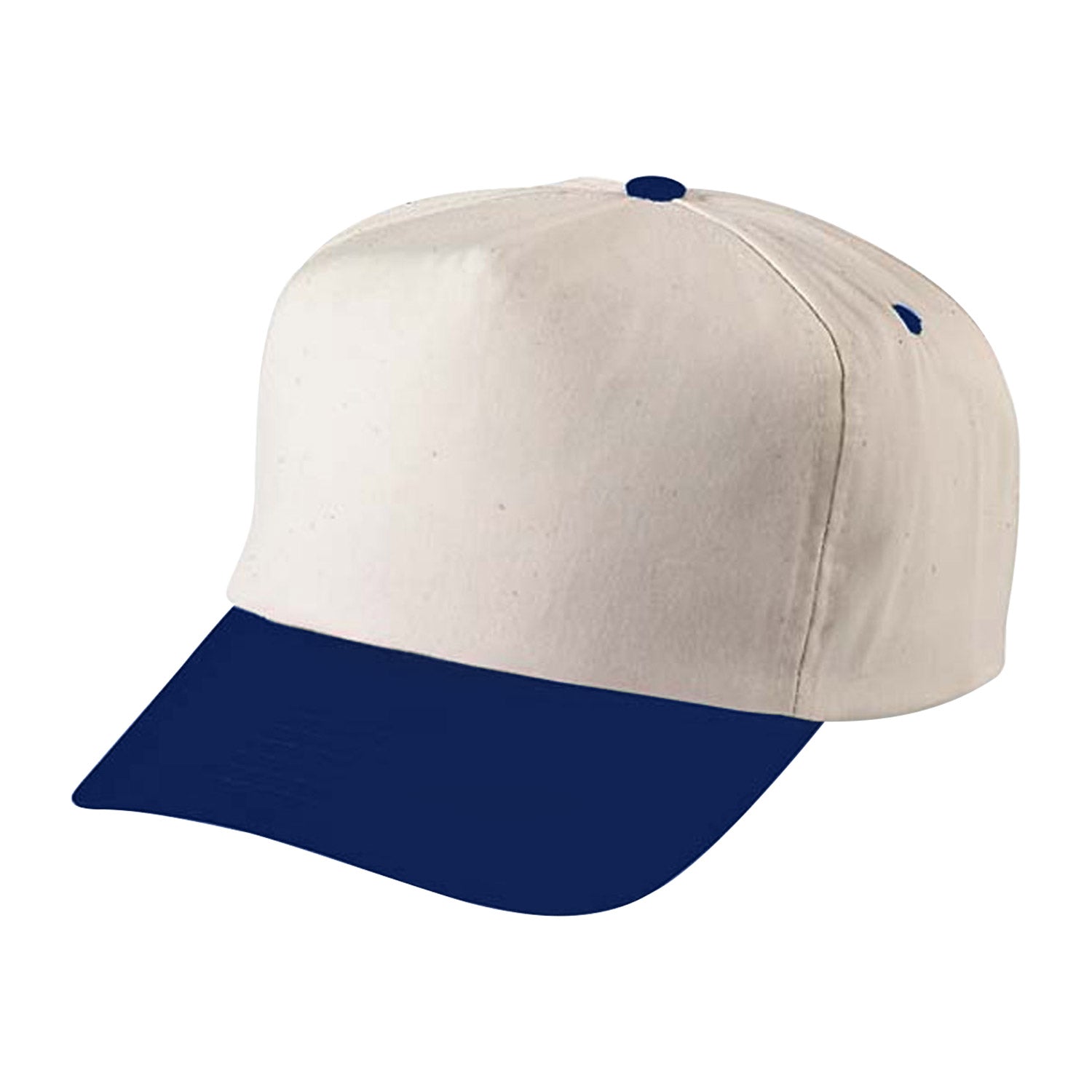 Cobra Cap Tsg-n 5 Panel Nat. Crown/color Visor - Natural Royal