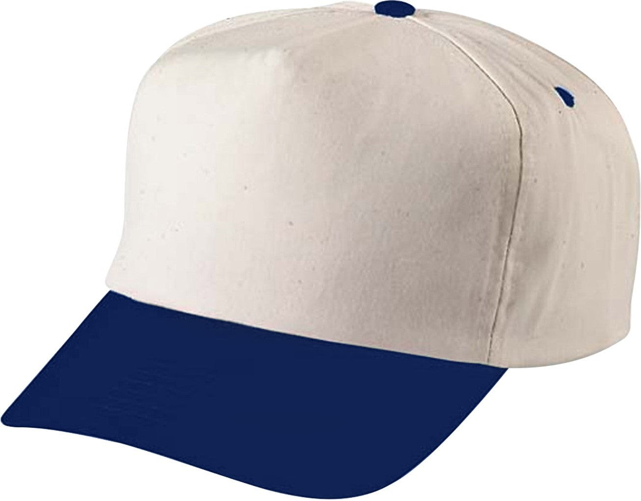Cobra Cap Tsg-n 5 Panel Nat. Crown/color Visor - Natural Royal