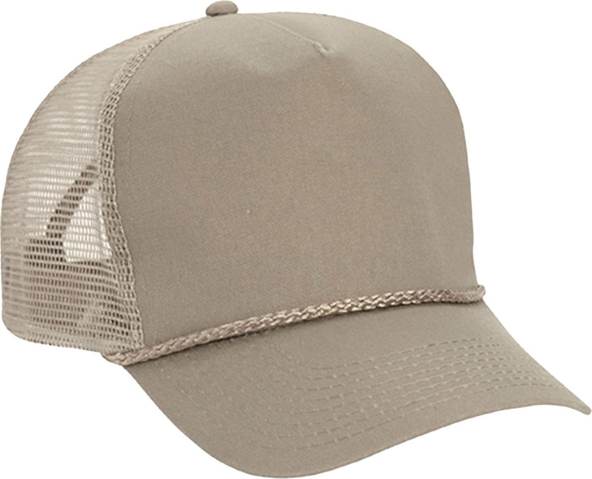 Cobra Cap Tsm Cotton Twill Front Mesh Back - Khaki