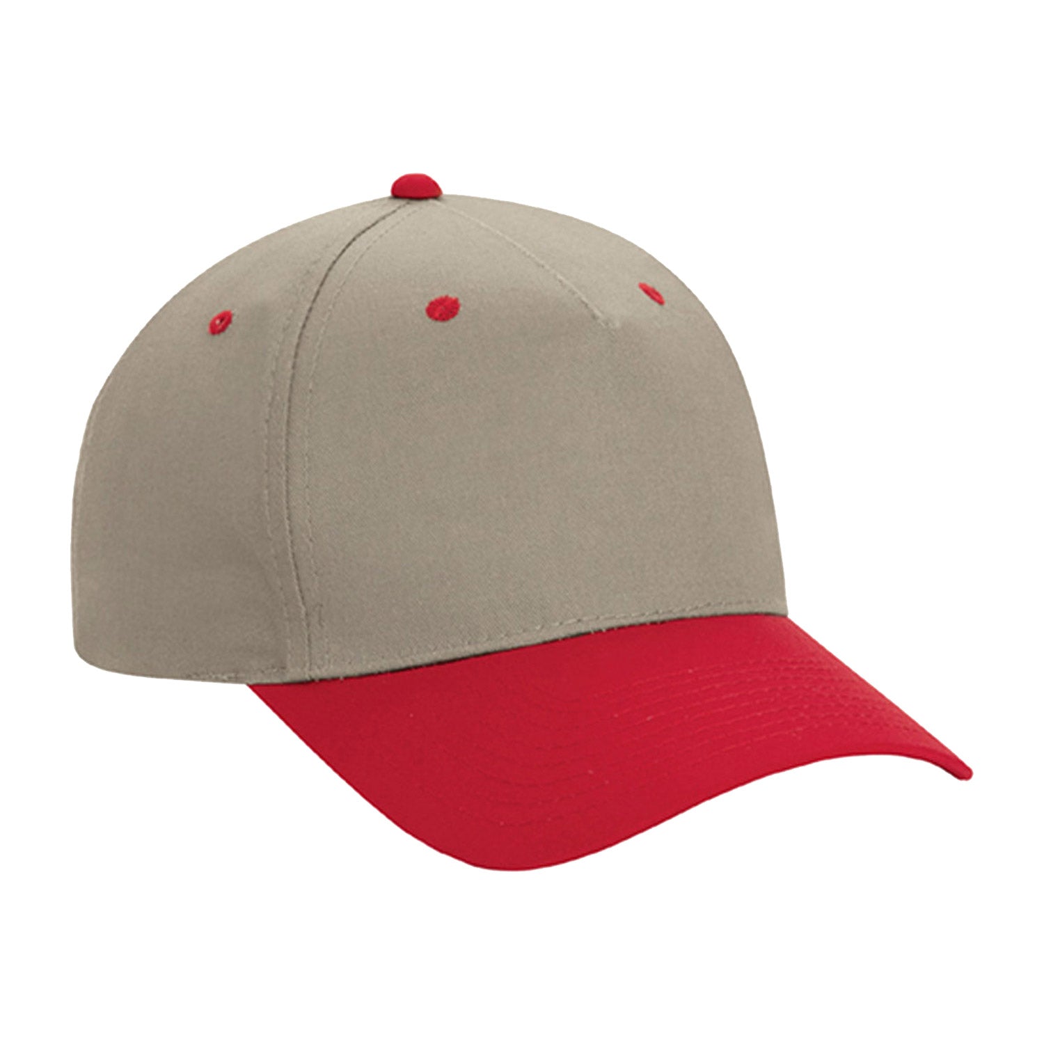 Cobra Cap Tsp-2 Twill Prolook 2tone Snap - Khaki Red