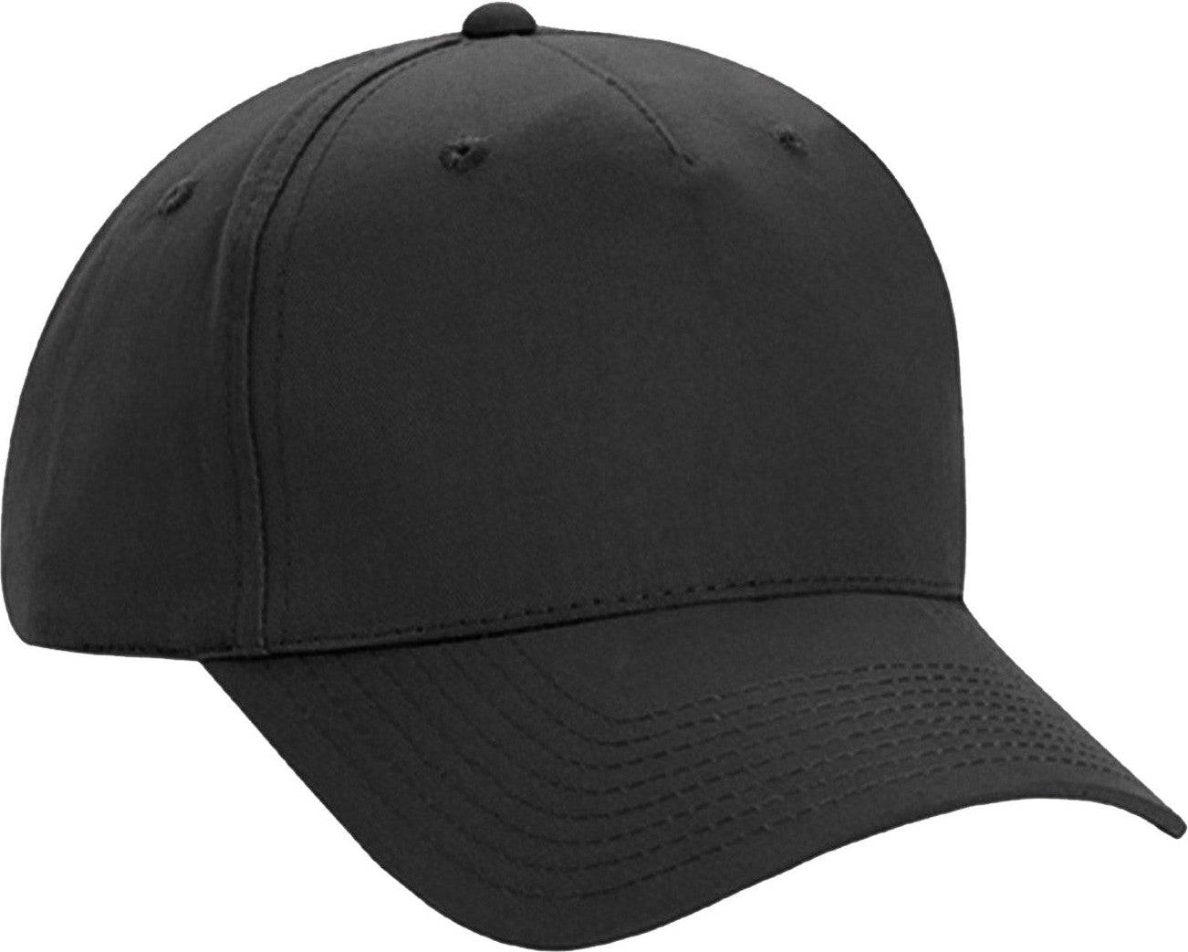 Cobra Cap Tsp 5 Panel Twill Snap Back Prolook - Black