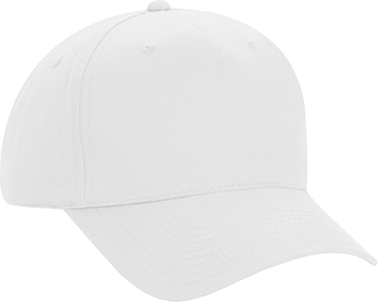 Cobra Cap Tsp 5 Panel Twill Snap Back Prolook - White