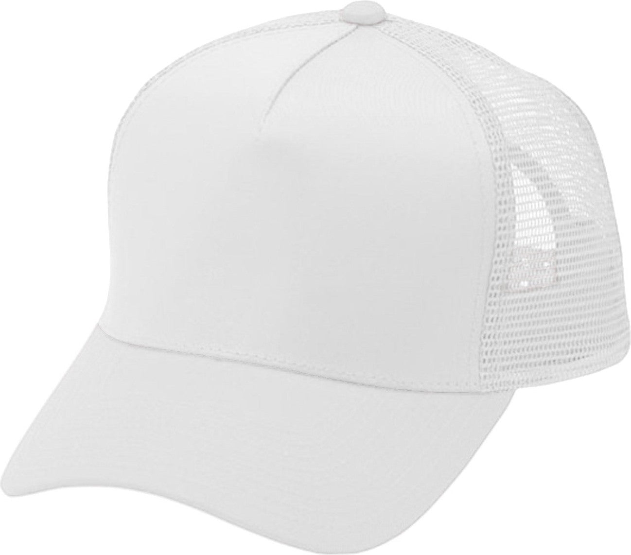 Cobra Cap Tsp-m 5 Panel Twill Prolook Mesh Back - White