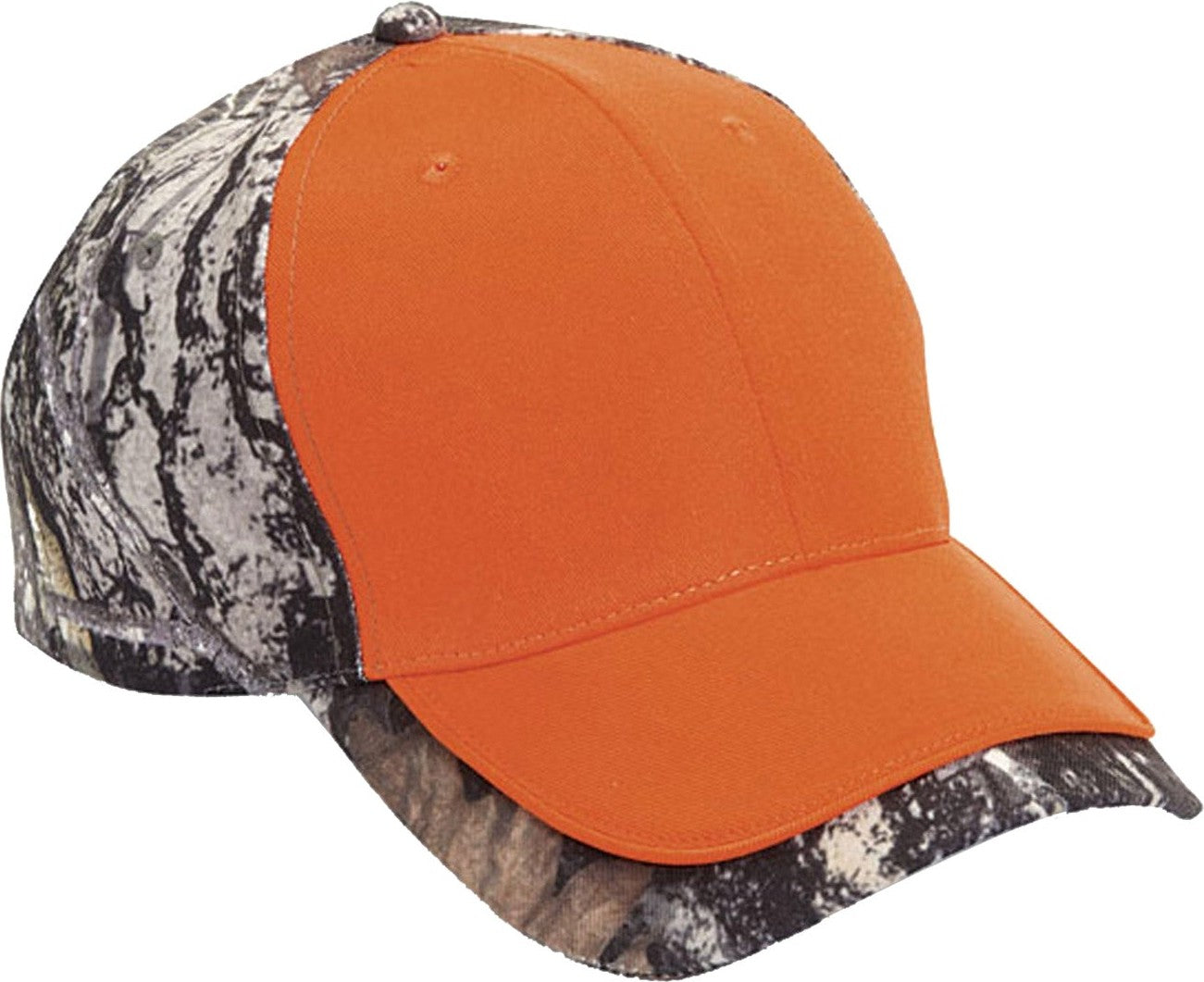Cobra Cap Tt-6c 6 Panel 100% Polyester True Timb - Flame Orange Nc Camo