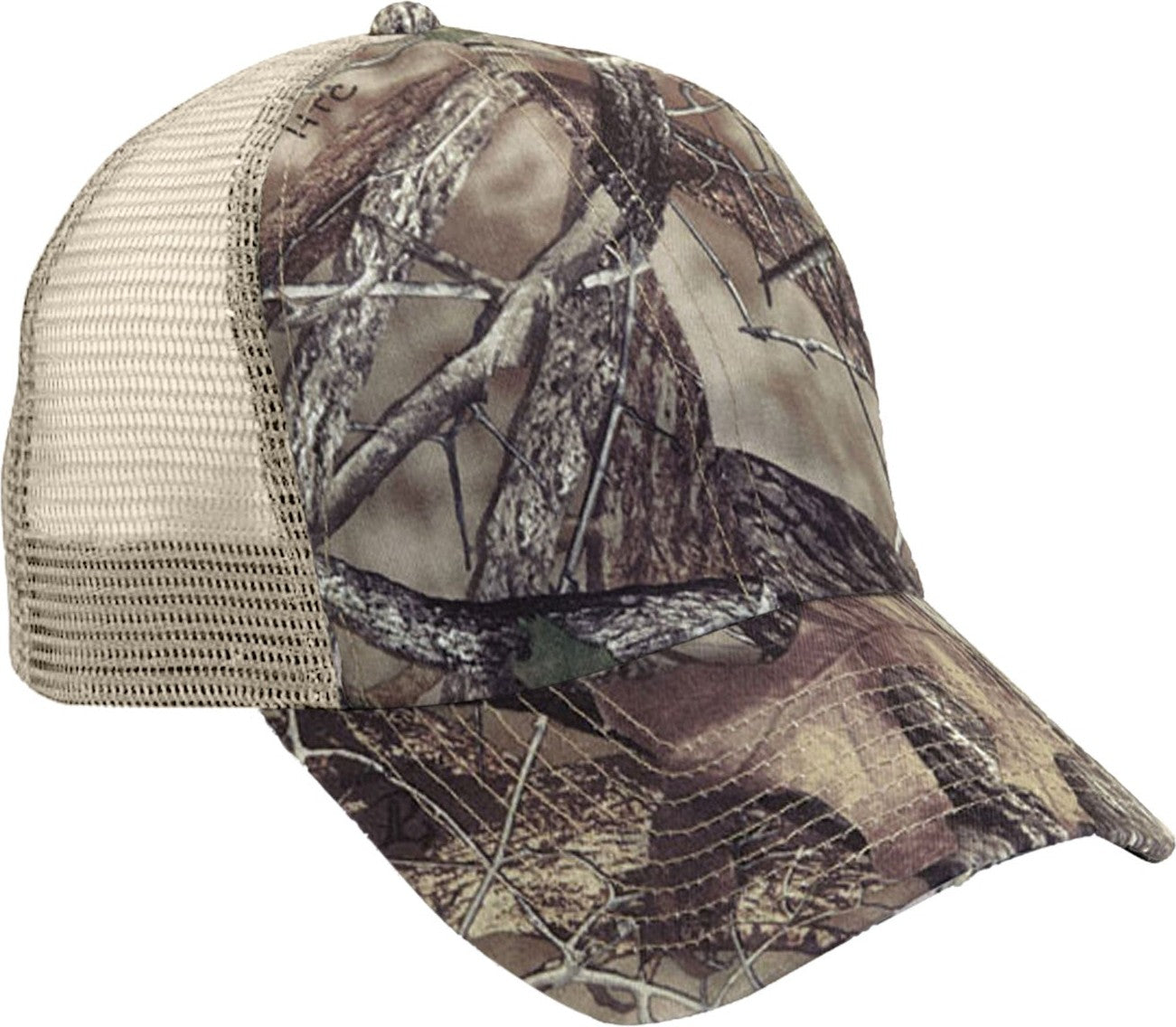 Cobra Cap Tt-6m 6 Panel True 100% Polyester Timb - Htcf Camo Khaki