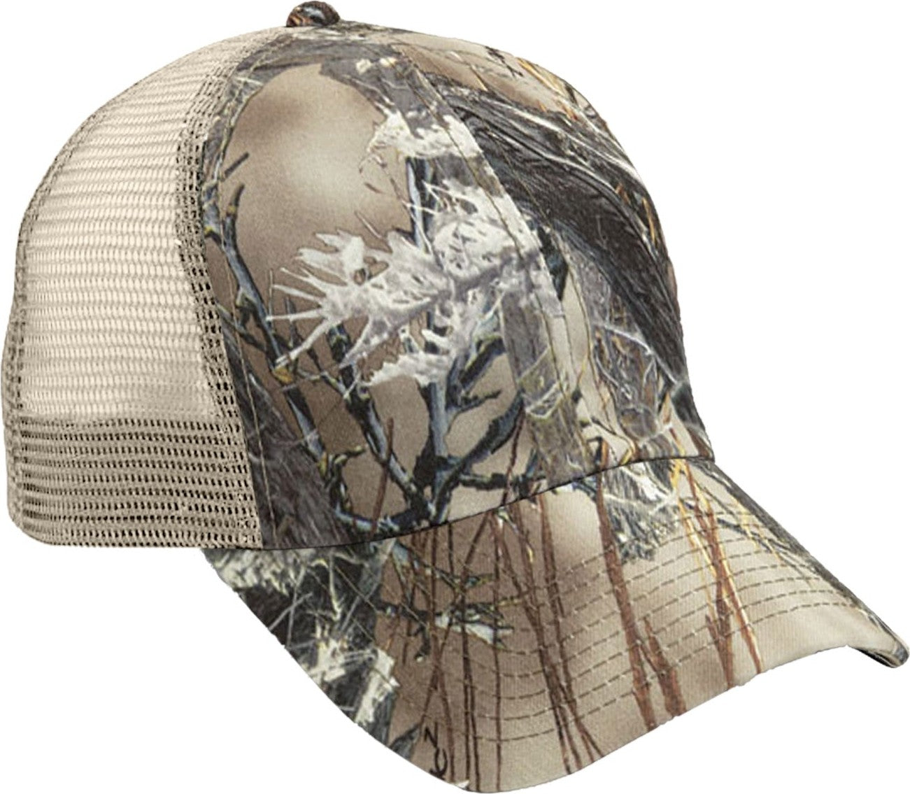 Cobra Cap Tt-6m 6 Panel True 100% Polyester Timb - Mc2 Camo Khaki