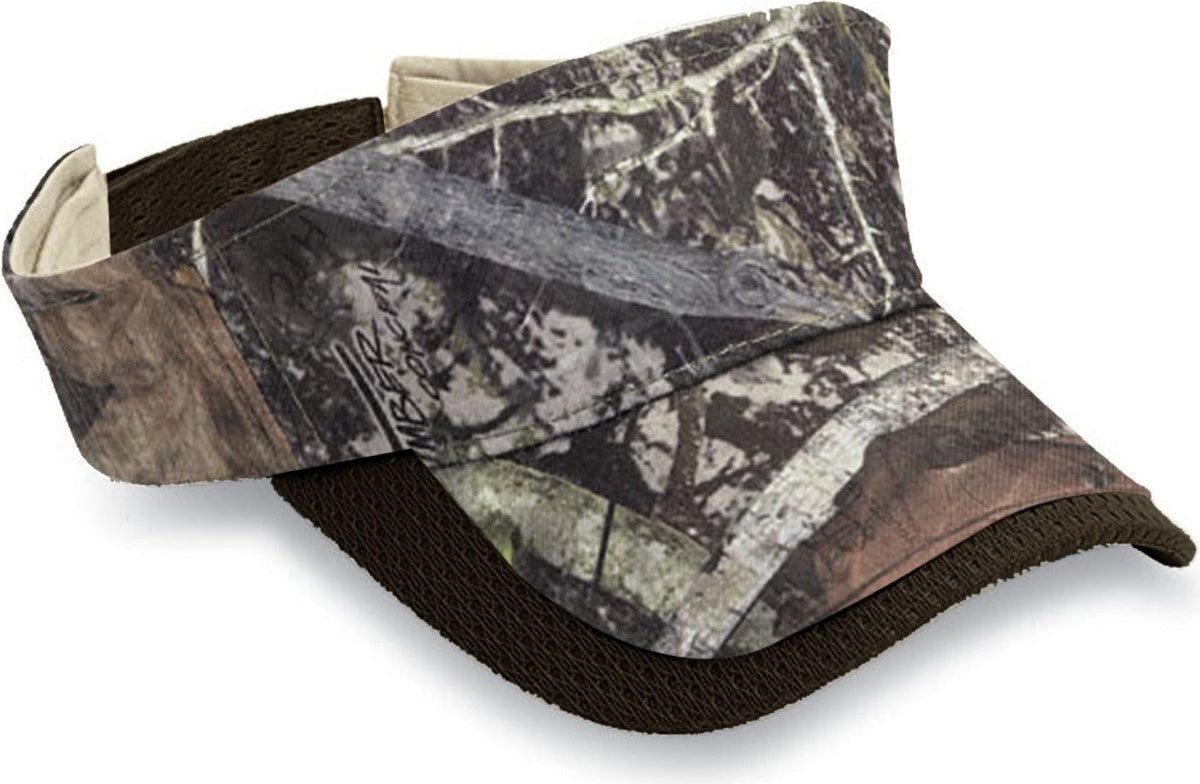 Cobra Cap Tt-vis 3 Panel Polyester True Timber Visor - Nc Black - Ncblack