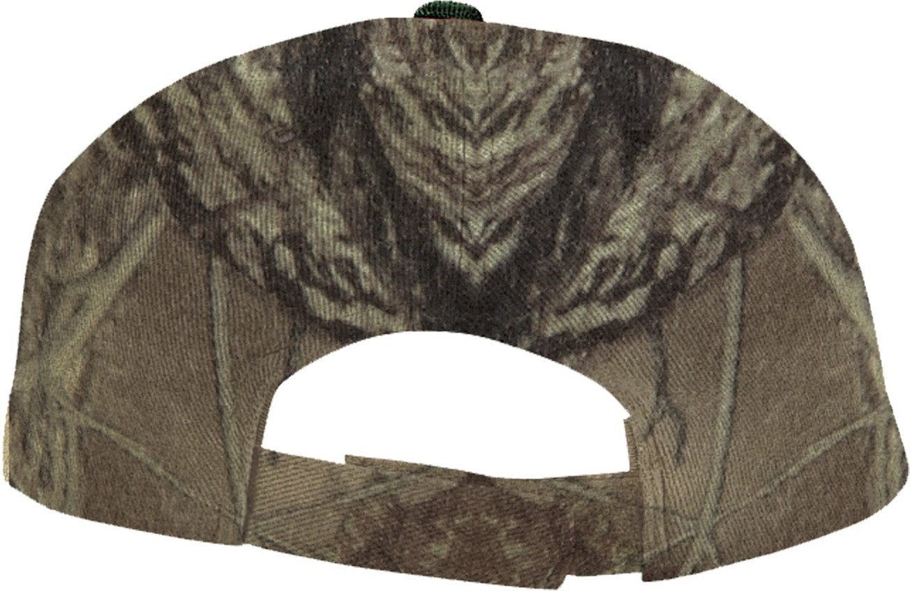 Cobra Cap Tt-wea 6 Panel Weatheredwashed with - Army Green Nc Camo