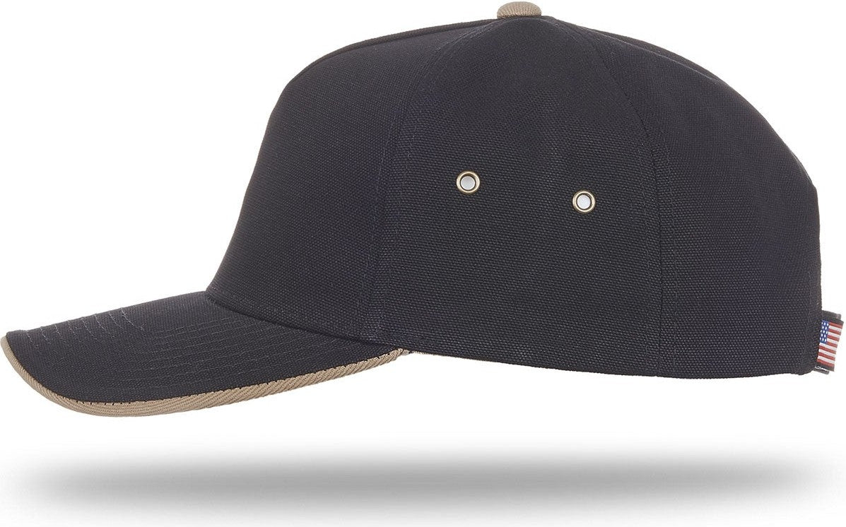 Cobra Cap Ttf 5 Panel Tough Looptape - Black Khaki