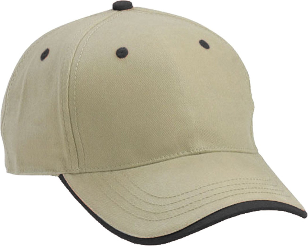 Cobra Cap Tws 5 Panel Wave Sandwich - Khaki Black