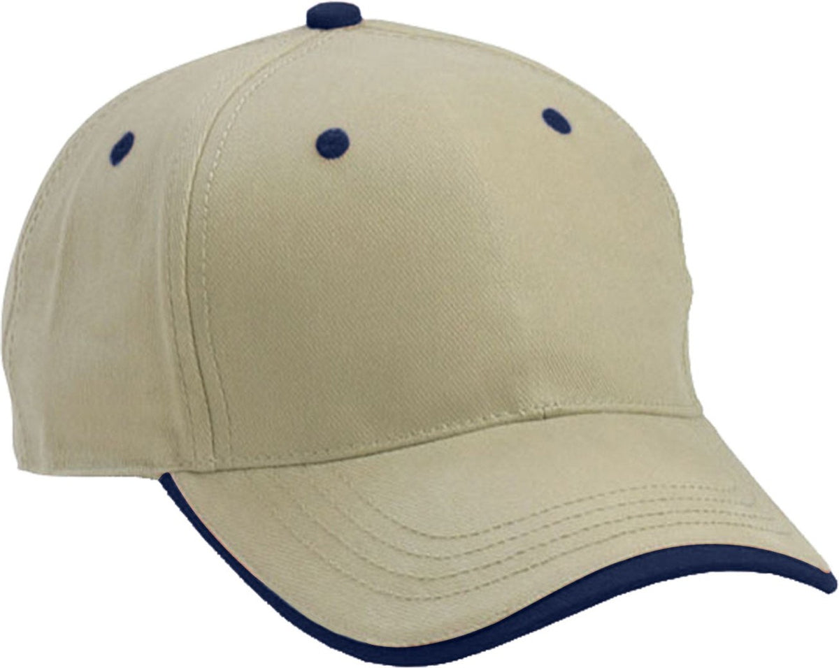 Cobra Cap Tws 5 Panel Wave Sandwich - Khaki Navy