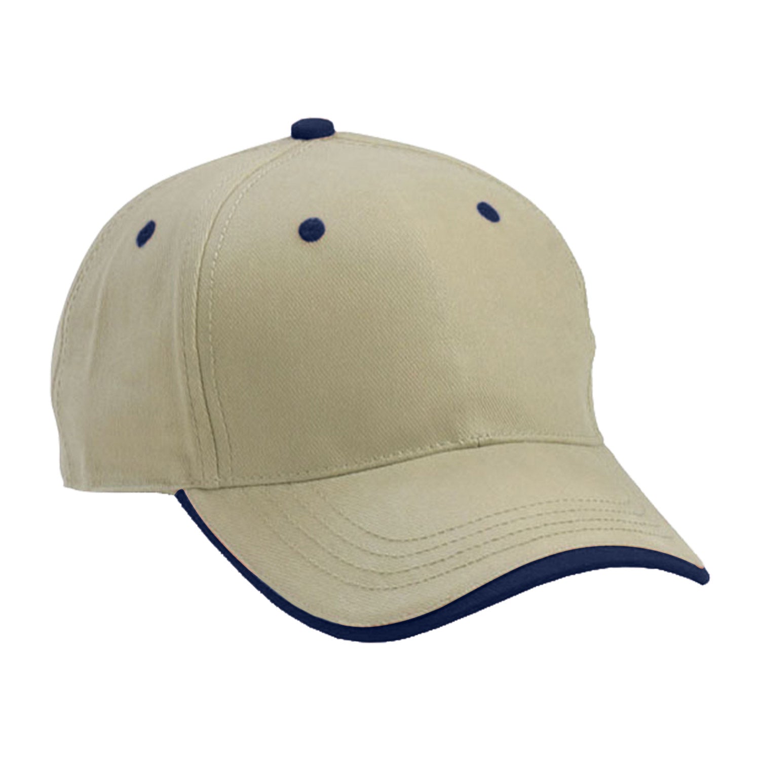 Cobra Cap Tws 5 Panel Wave Sandwich - Khaki Navy