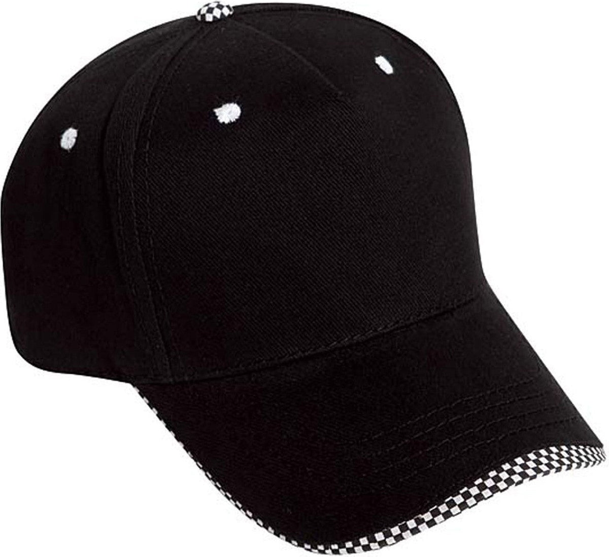 Cobra Cap Tws-k 5 Panel Tws W/checkered Flag - Blackcheckerwave