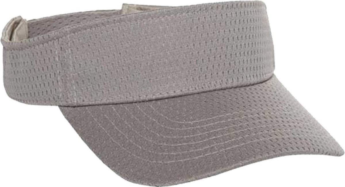 Cobra Cap Vis-m Athletic Jersey Mesh Visor - Gray