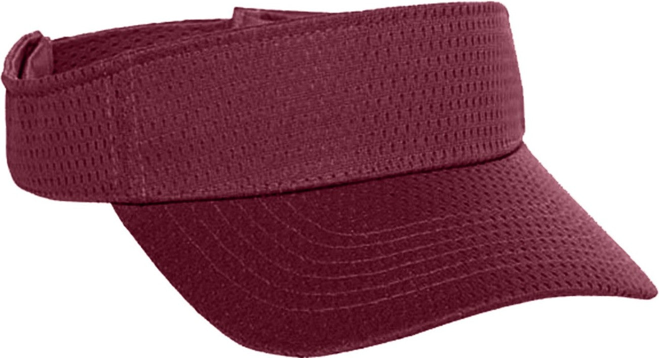 Cobra Cap Vis-m Athletic Jersey Mesh Visor - Maroon