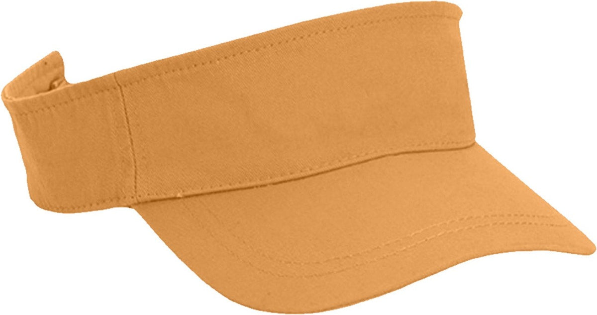 Cobra Cap Vis-w Garment Washed Cotton Visor - Mustard