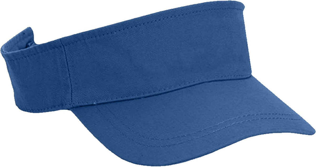 Cobra Cap Vis-w Garment Washed Cotton Visor - Royal