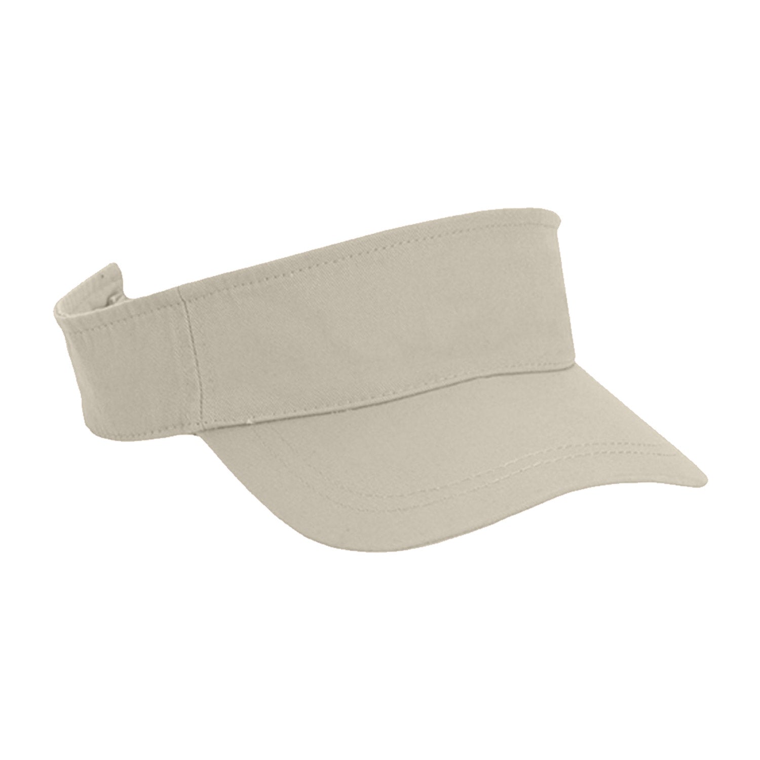 Cobra Cap Vis-w Garment Washed Cotton Visor - Stone