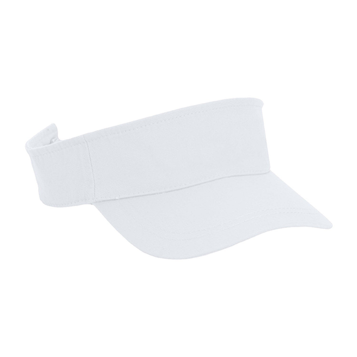 Cobra Cap Vis-w Garment Washed Cotton Visor - White