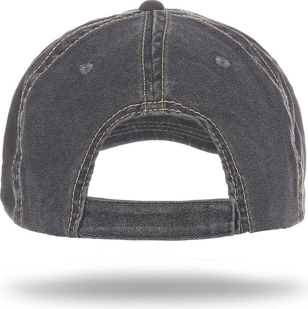 Cobra Cap Wc-6 6 Panel Weathered Washed - Charcoal