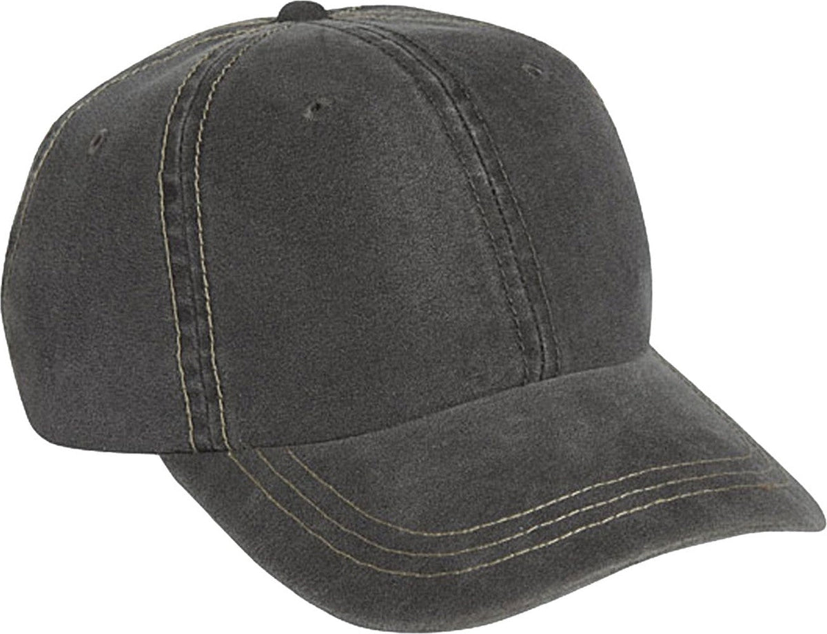 Cobra Cap Wc-6 6 Panel Weathered Washed - Charcoal