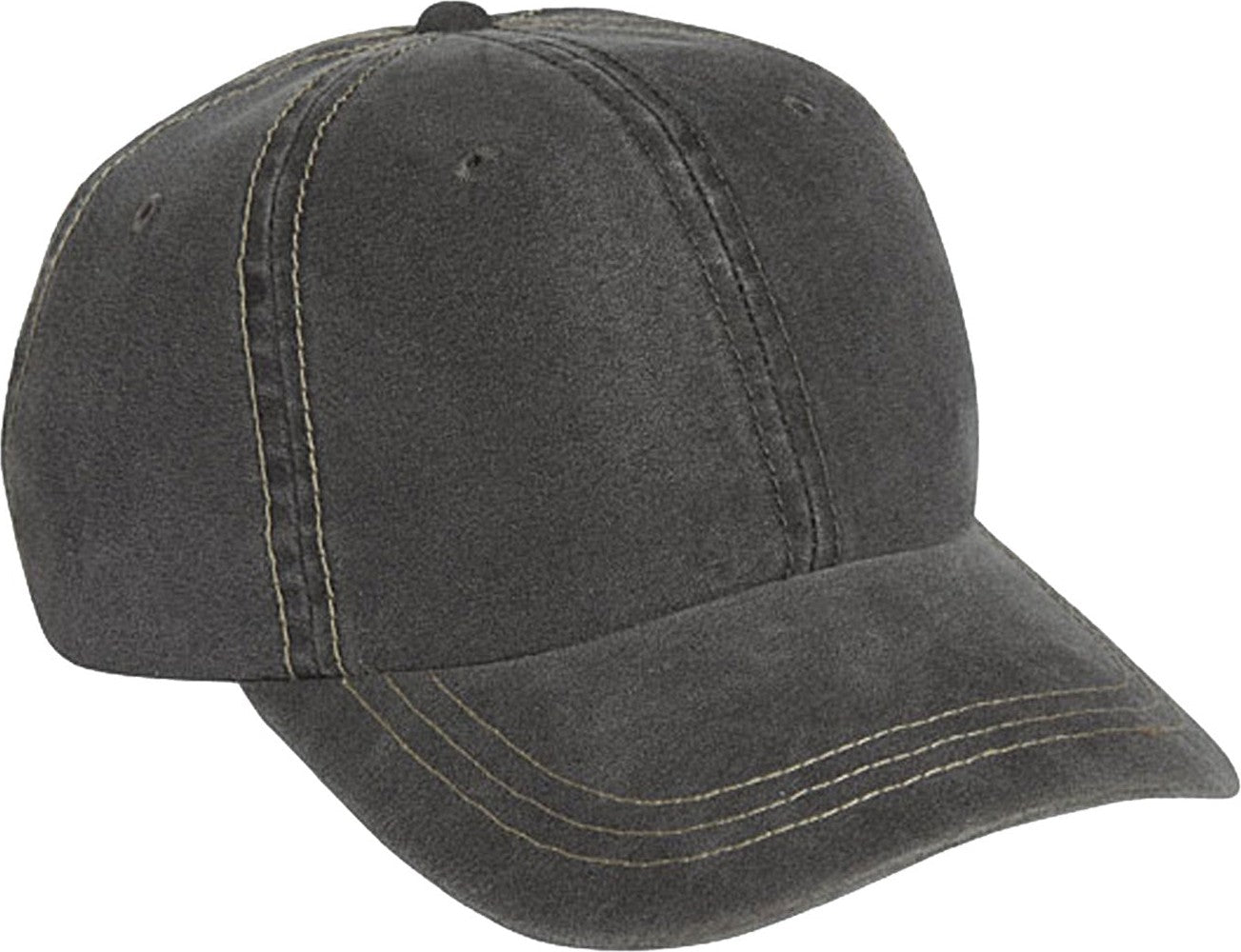 Cobra Cap Wc-6 6 Panel Weathered Washed - Charcoal