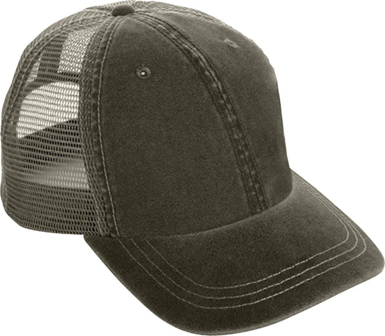Cobra Cap Wc-m 6 Panel Weatherwashed with - Army Green