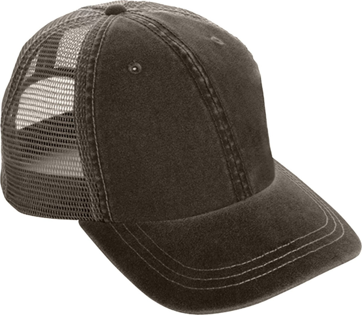 Cobra Cap Wc-m 6 Panel Weatherwashed with - Brown