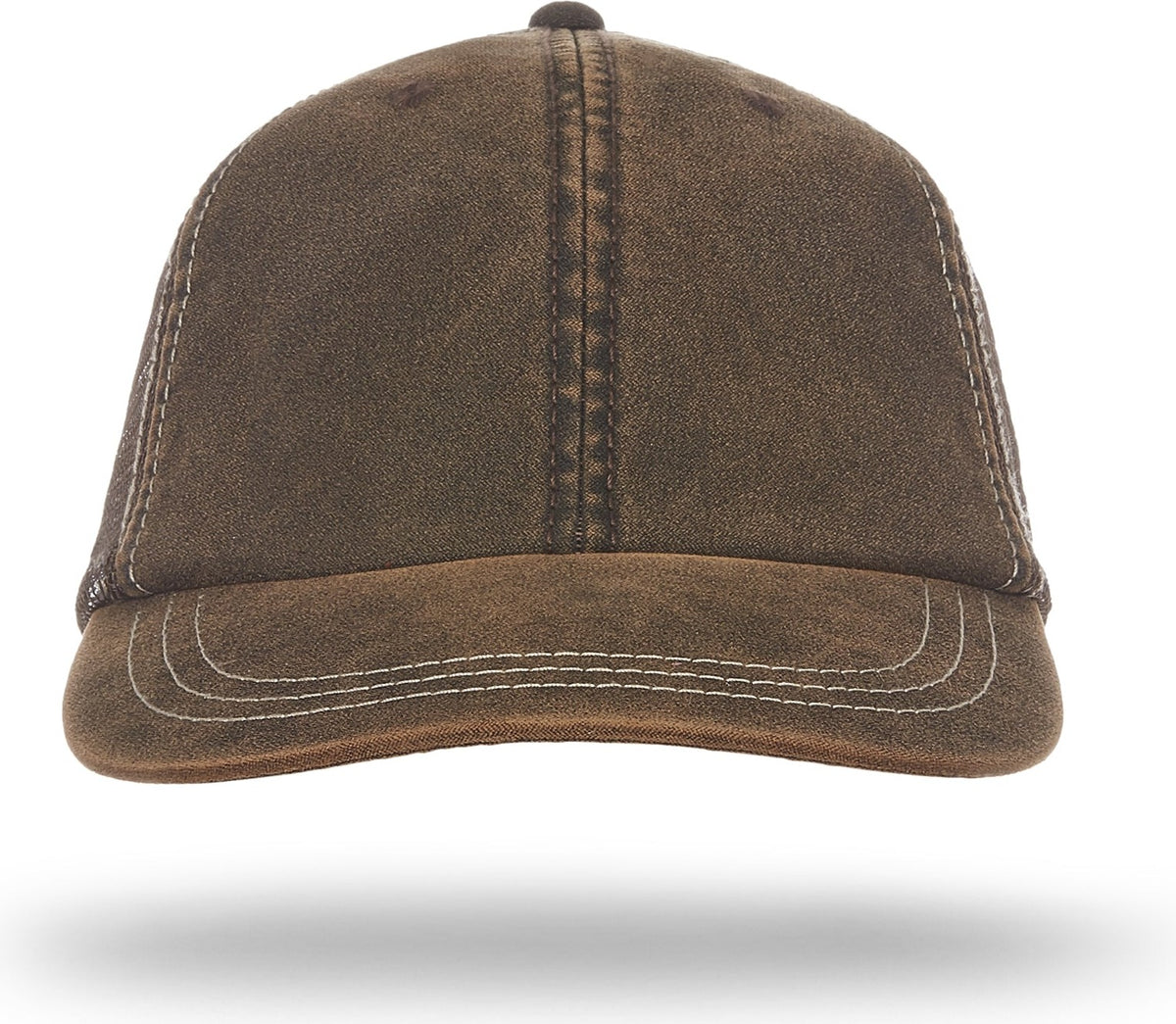 Cobra Cap Wc-m 6 Panel Weatherwashed with - Brown