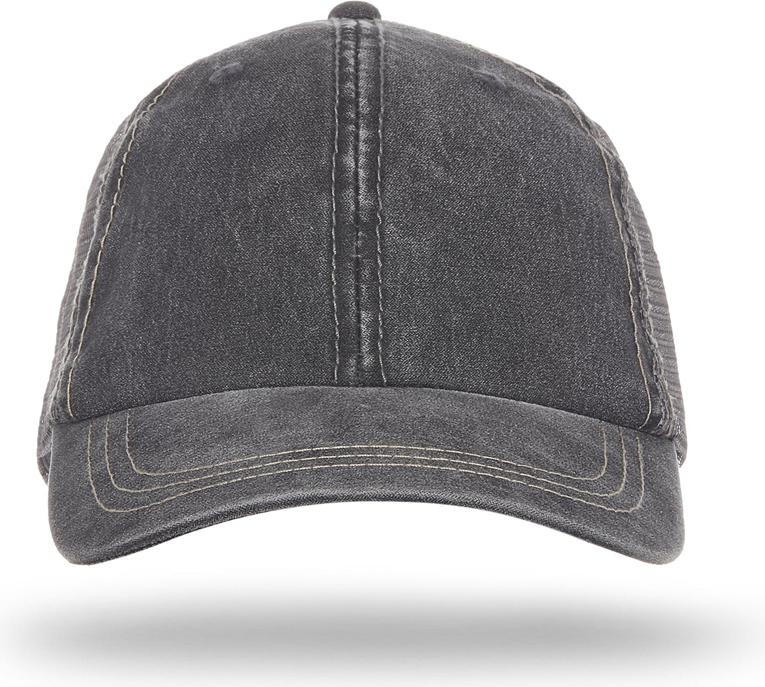 Cobra Cap Wc-m 6 Panel Weatherwashed with - Charcoal