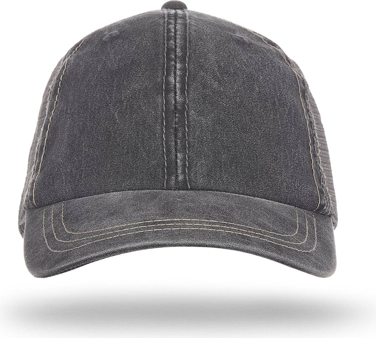 Cobra Cap Wc-m 6 Panel Weatherwashed with - Charcoal
