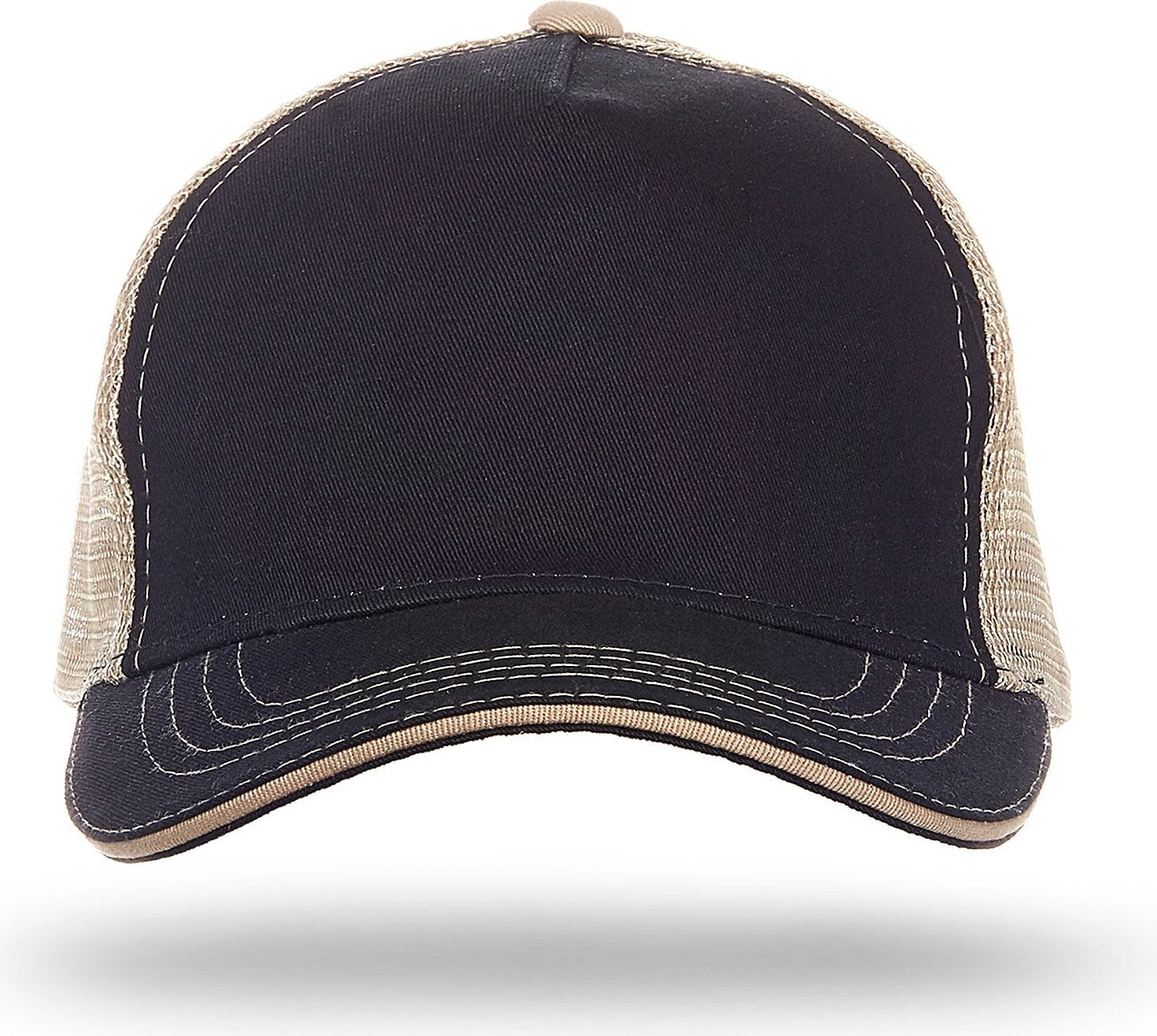 Cobra Cap Wm-5 5 Panel Washed Twill/soft Mesh - Black Khaki