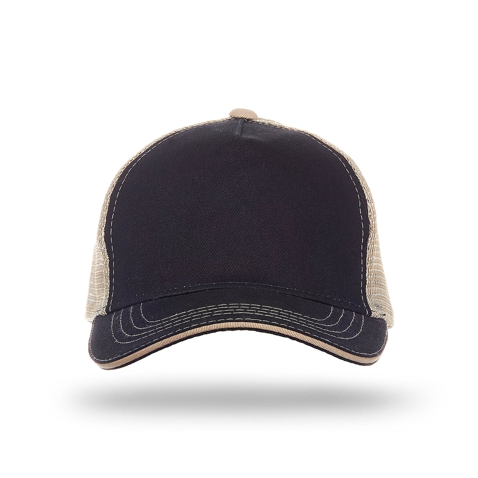Cobra Cap Wm-5 5 Panel Washed Twill/soft Mesh - Black Khaki