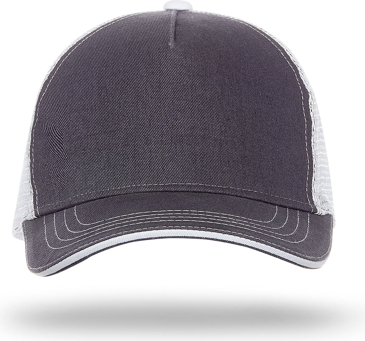 Cobra Cap Wm-5 5 Panel Washed Twill/soft Mesh - Charcoal White