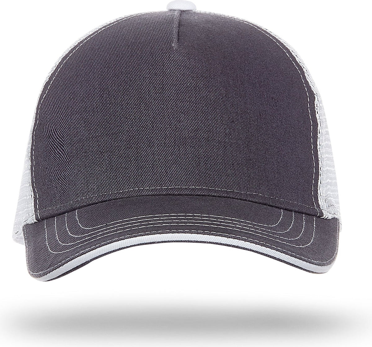 Cobra Cap Wm-5 5 Panel Washed Twill/soft Mesh - Charcoal White