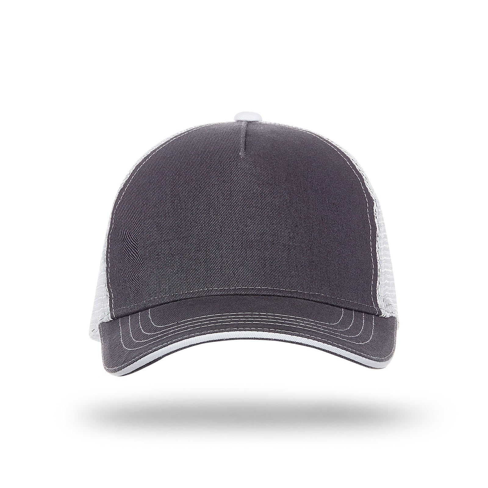 Cobra Cap Wm-5 5 Panel Washed Twill/soft Mesh - Charcoal White