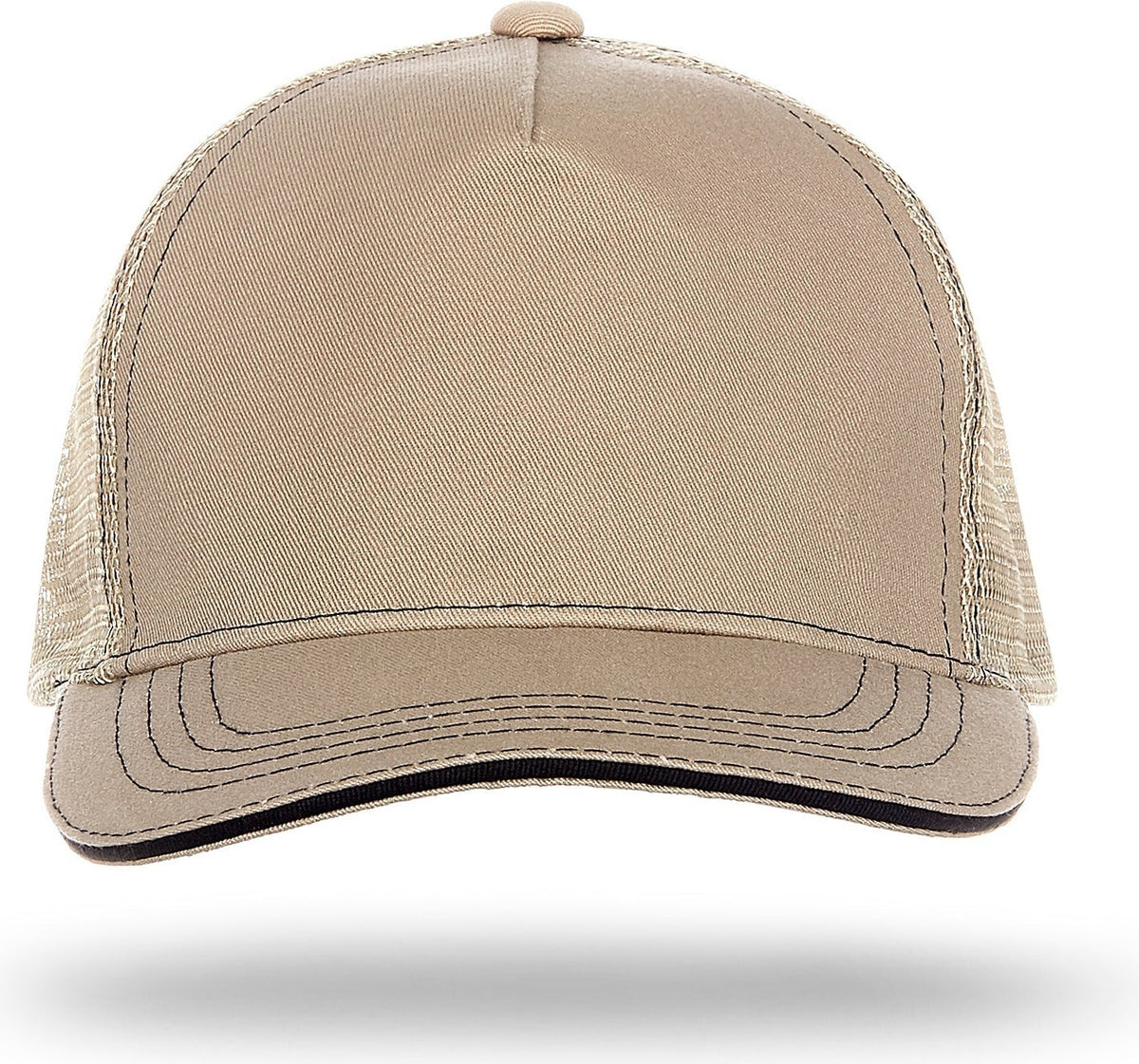 Cobra Cap Wm-5 5 Panel Washed Twill/soft Mesh - Khaki Black