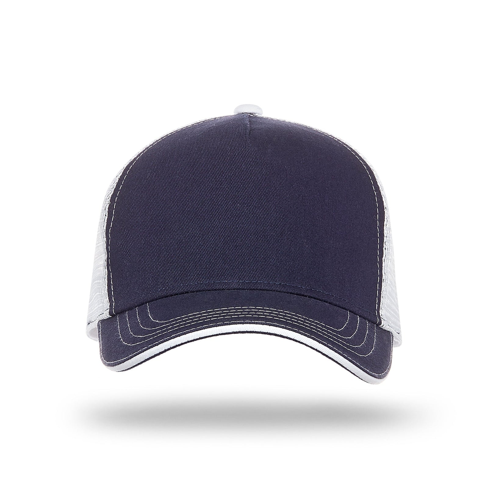 Cobra Cap Wm-5 5 Panel Washed Twill/soft Mesh - Navy White