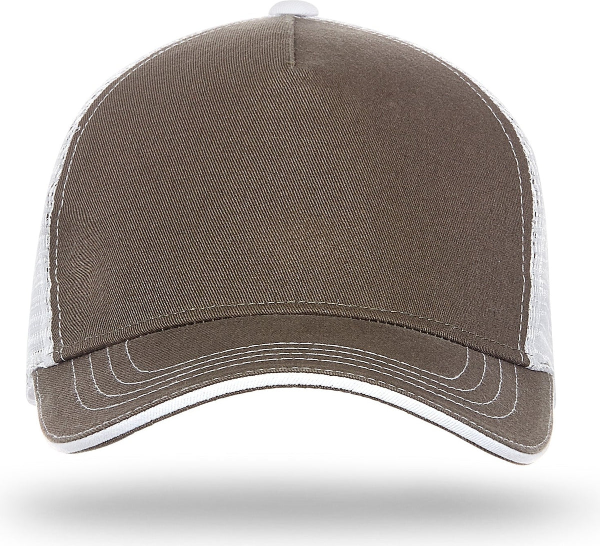 Cobra Cap Wm-5 5 Panel Washed Twill/soft Mesh - Olive White
