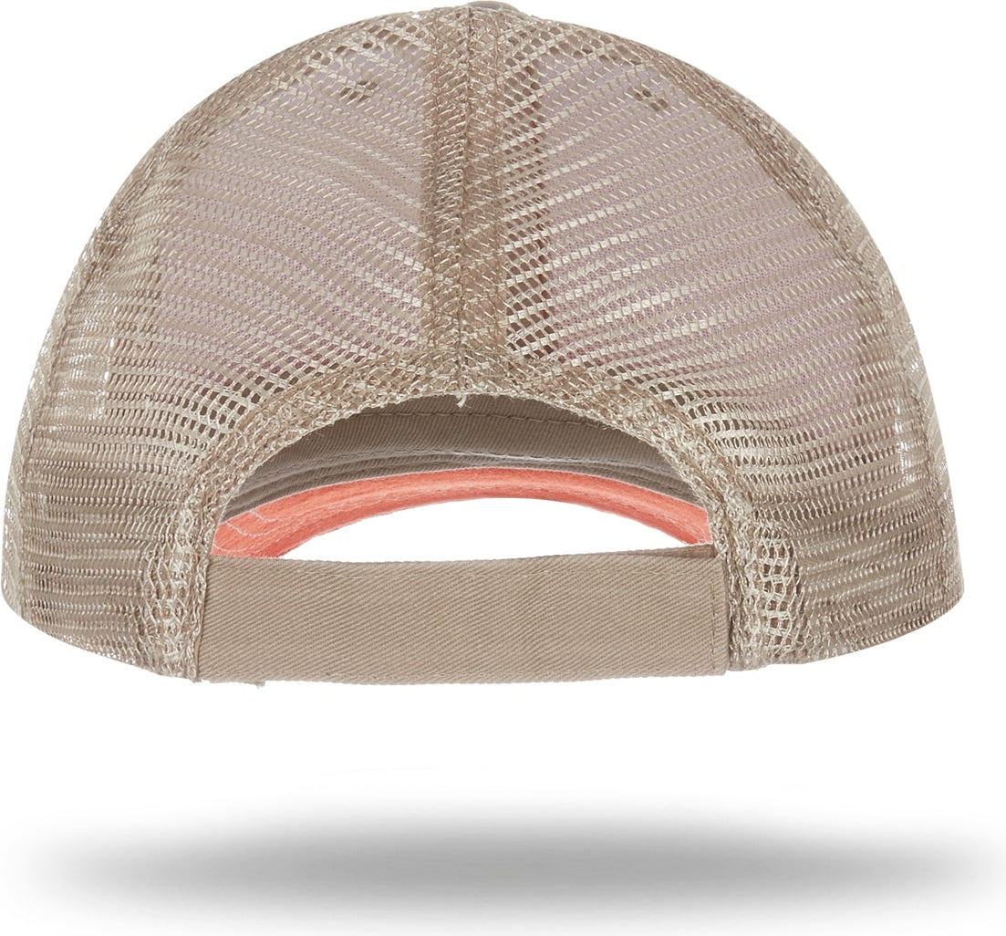 Cobra Cap Wm-5 5 Panel Washed Twill/soft Mesh - Orange Khaki